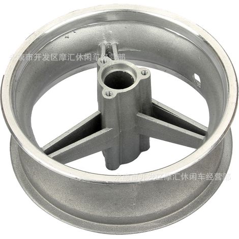 Accessoires pour mini motos, moto sportive deux temps 47-49cc, roue avant 90/65-6,5 pouces avec jantes en acier et aluminium. (1/5)
