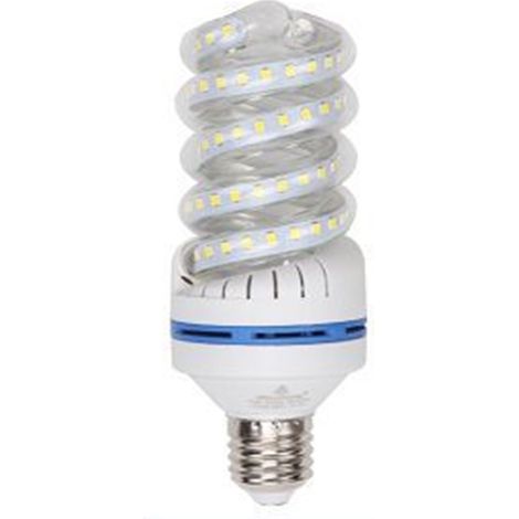 Trade Shop - LED-LAMPE E27 24W 2280LM TORTIGLIONE VORTEX SPIRAL NATÜRLICHES LICHT WARM KALT -