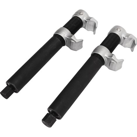 Set aus 2 robusten und langlebigen Schraubenfederkompressoren, für Federbeine von 23 mm bis 280 mm, universell für Pkw (1/5)