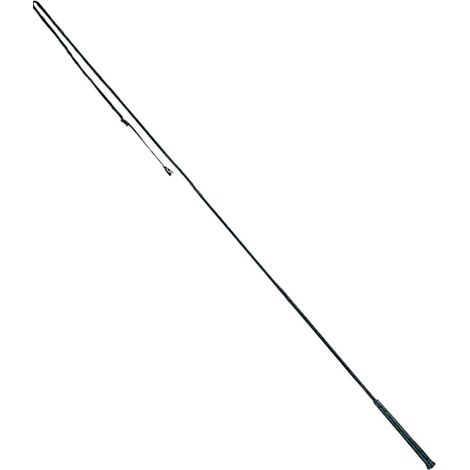nero - Mezzafrusta rivestita in nylon con manico in gomma da 168 cm