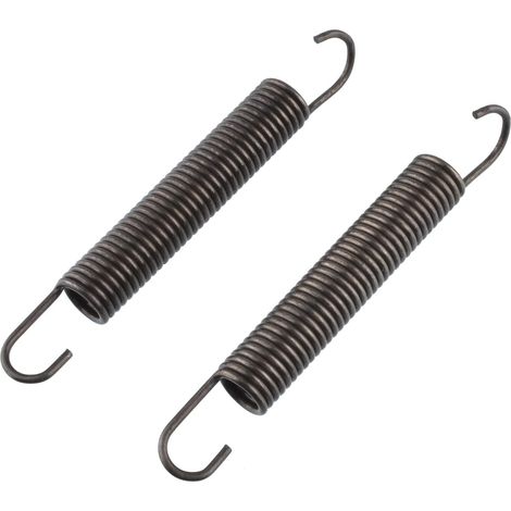 Lot de 2 - Extension de ressort - Pièce de rechange - Pour tracteur à gazon MTD - Compatible modèle 932-0429A - Acier - Gris (1/5)