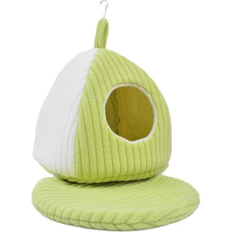 1 Nid d'oiseau, Coton, Coussin amovible, Conception coupe-vent, Pour perroquet et écureuil volant