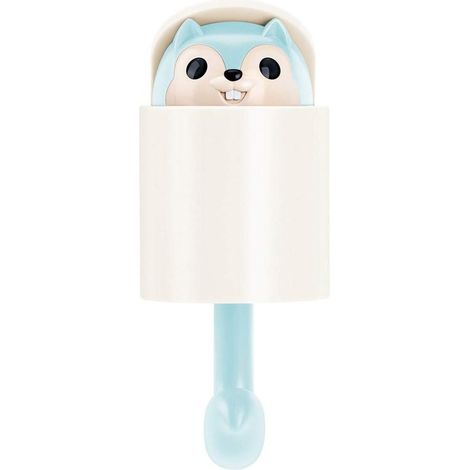 Decorazione murale Anya squirrel plastica turchese 15,3 cm