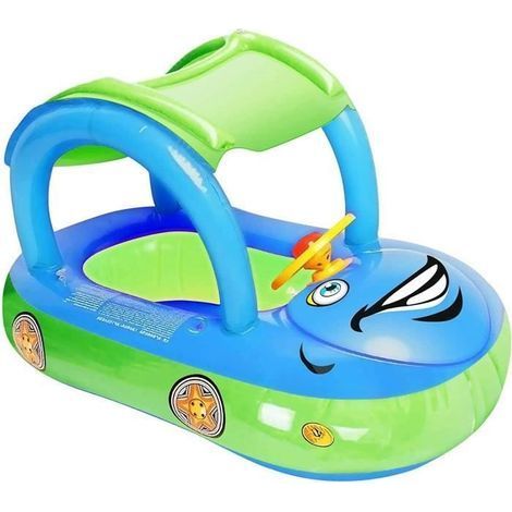 Aufblasbarer Babyschwimmer – Weiche aufblasbare Poolschwimmer – Aufblasbarer Schwimmsitz mit Kindersicherheitssitz