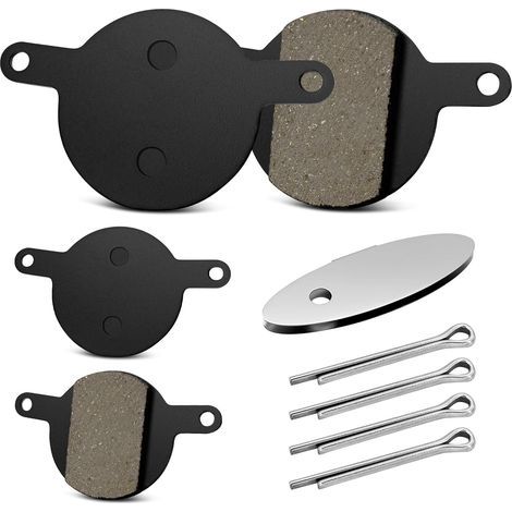 Lot de 2 paires de plaquettes de frein à disque de vélo Magura Julie - Avec plaque de réglage - Effet de freinage constant - Montage facile - Idéal pour les trajets et les cyclistes de loisirs (1/5)