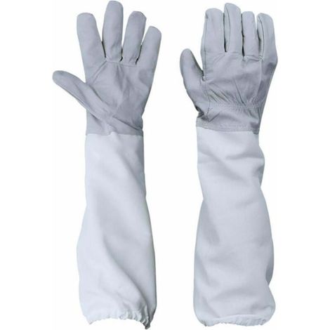 Gants de protection pour apiculteur, gants d'apiculteur, gants d'apiculteur en peau de mouton, gants d'apiculteur en peau de mouton de haute qualité (1/4)