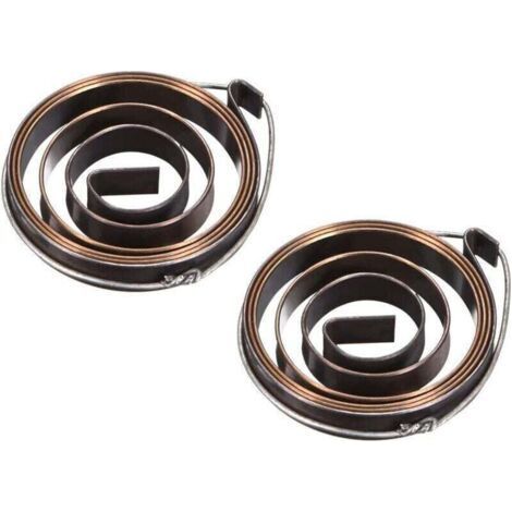2Pcs Return Spring Drill Press Feed Penne Coil Assembly 680mm 35x6x0.7mm (1/4)