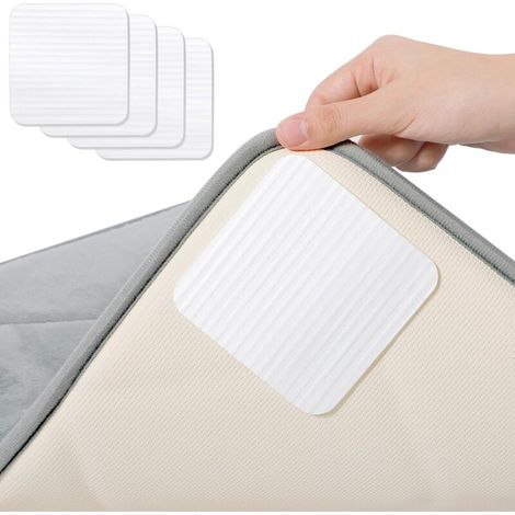 Antirutsch-Teppich 10x10cm, rutschfester waschbarer Teppich, rutschfester zuschneidbarer Teppich, rutschfeste Teppichunterlage, rutschfeste Teppichunterlage für Küche Schlafzimmer Wohnzimmer Badezimme