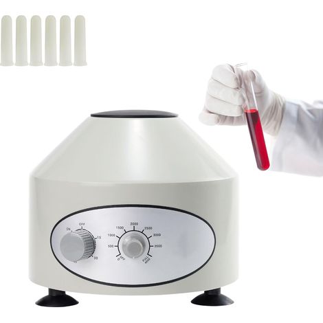 Centrifugeuse de laboratoire - Petite centrifugeuse électrique de table avec vitesses réglables et minuteur - Appareil de table silencieux pour aspirateur (1/5)