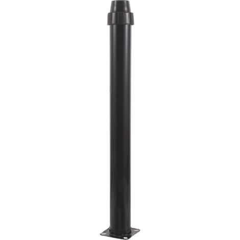 Tige d'extension pour ventilateur sur pied : poteau de support pour ventilateur électrique sur pied - Colonne élévatrice télescopique de piédestal de 41 à 61 cm / 16,14 à 24,02 pouces (1/5)