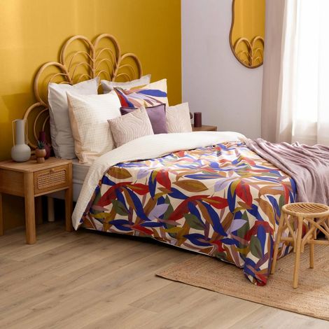 Parure de Lit 3 Pièces "Jannie" 240x220cm Multicolore