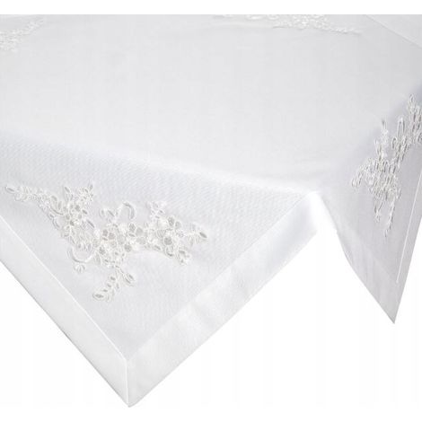 Tovagliolo di stoffa bianco 85x85 Eurofirany 1 pz. (1/3)