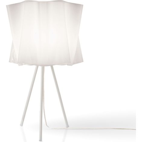 Lampada Da Scrivaniamoderna 3 Piedi Folio Polilux ® Bianco E Metallo 1 Luce E27 (1/2)
