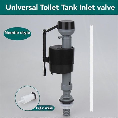 Accessoires pour réservoir de chasse d'eau de toilettes à l'ancienne : vanne d'arrivée d'eau, robinet à pointeau réglable, vanne d'eau pour toilettes, arrivée d'eau, climatiseur. Qualité exceptionnell