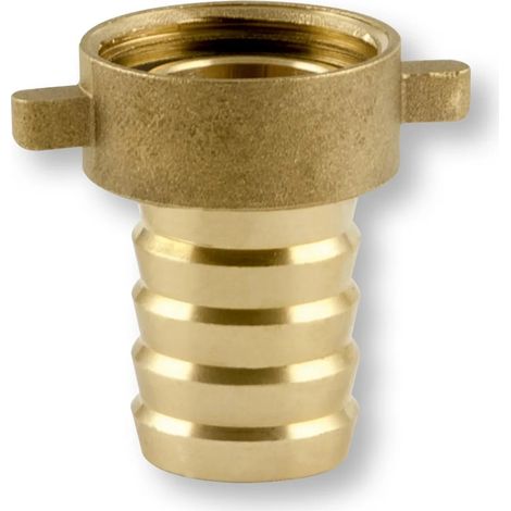 Raccordo per tubo in ottone con bocchettone da 1/2" e dado di raccordo da 3/4"