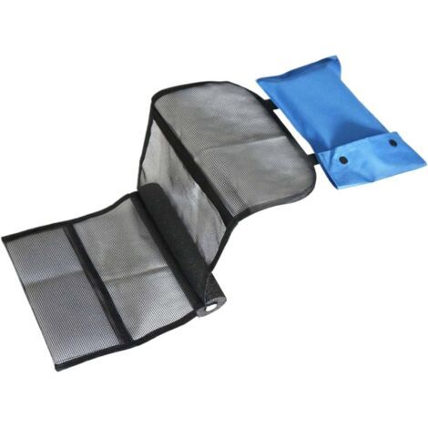 Juego de 2 rampas flotantes para animales de piscina - Colchoneta de rescate flotante de 97x25 cm para estanques y spas