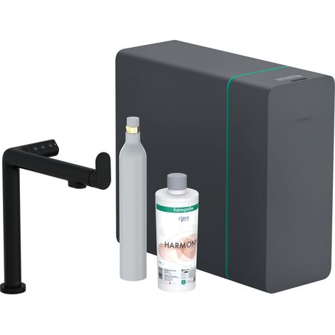 hansgrohe Aqittura M91 Küchenmischer Starter-Set mit SodaSystem (1/5)