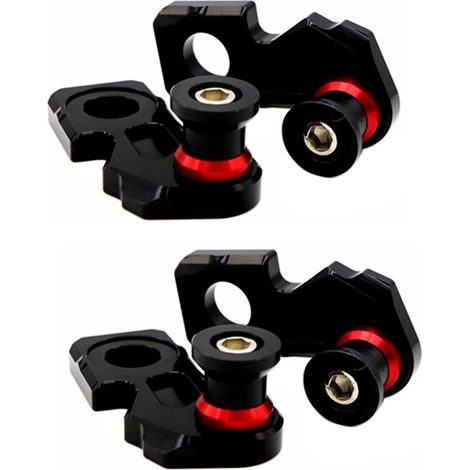 10x Bloc de Régleur de ChaîNe En Aluminium de Moto pour CB650F CBR650F 2014-2019 CB650R 2019