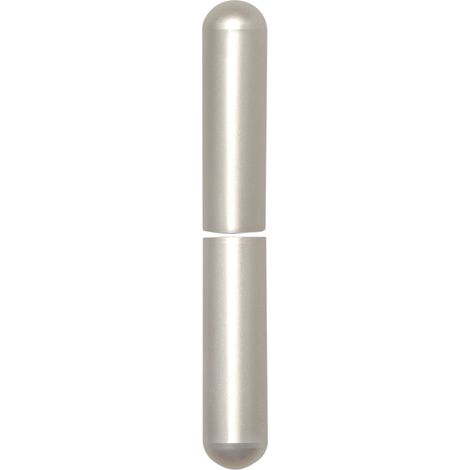 SFS 936084 – Manicotto terminale dim, rotondo, nastro, diametro 15 mm, 92 mm, in alluminio nichelato opaco, 953982