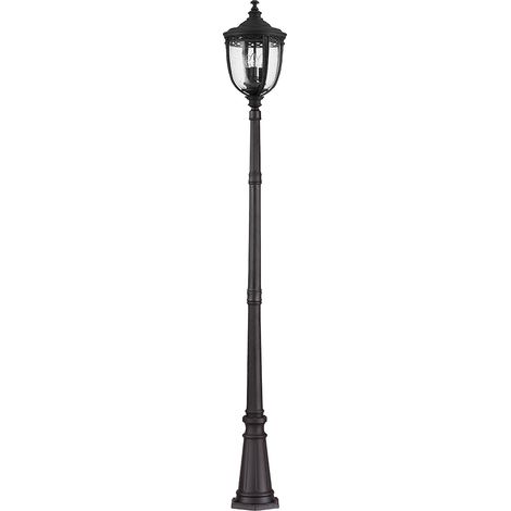 Elstead English Bridle - Lampione da esterno 3 luci grande nero IP44, attacco E14 (1/4)