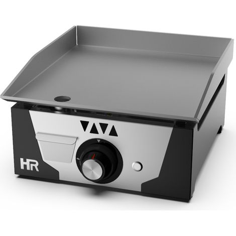 Plancha Gaz Acier Poli 6 mm 4800 W - HR Fainca
