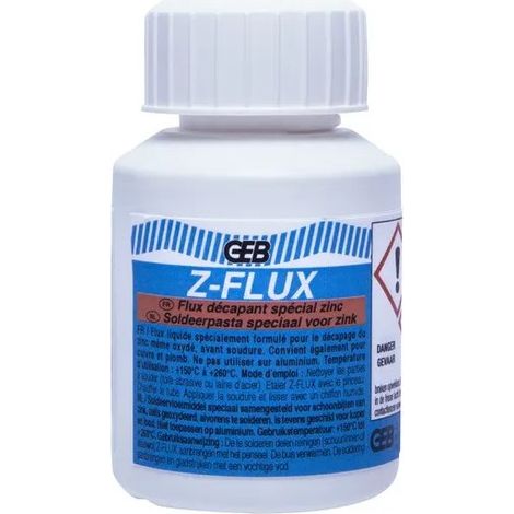 Z-FLUX: Rimuovi zinco liquido speciale, 80 ml