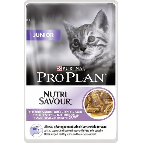 Proplan Gatto Junior Salsa di Tacchino 85gr PURINA