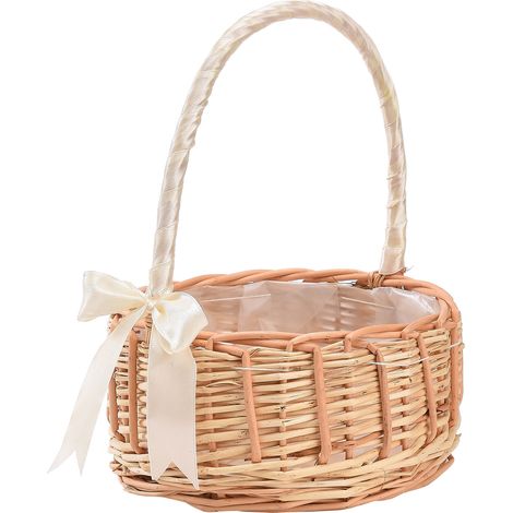 Ajout de papier bulle et de coton à bulles pour l'expédition de paniers de fleurs tressés, de paniers de fleurs artificielles naturelles faits main pour enfants (1/5)