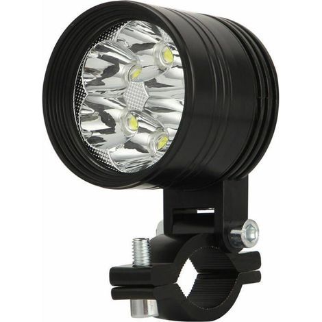 HONORNIC - piece Super bright white motorcycle LED projector headlight waterproof spotlight headlamp driving fog light 6000K - 60W