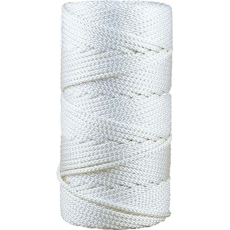 Corda Intrecciata In Poliestere 5Mm 200 M Bianco