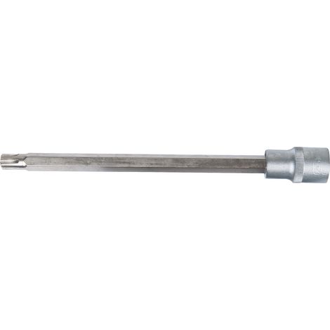 Douille tournevis 1/2" M12, Longueur 200 mm - Chrome Vanadium extra fin - Finition satinée