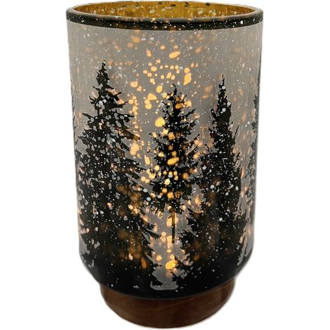 TrendLine LED-Windlicht Ø 12 x 20,5 cm warmweiß für innen