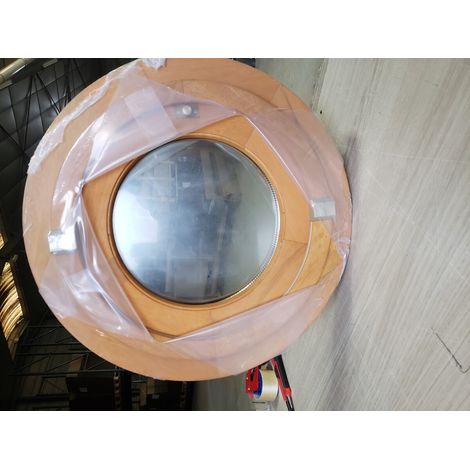 [jamais Utilise] Oeil De Boeuf Bois H50 X L50 Côtes Tableau Second Choix (n°gd52, Gd54, Gd55 Et Gd56) Gd Menuiseries