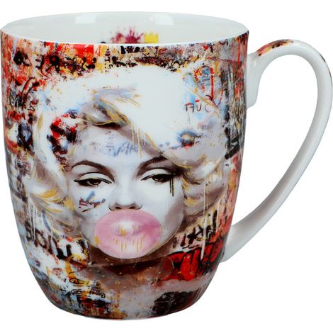 Carmani, Porzellanbecher t. Camio 380ml - Graffiti (1/4)