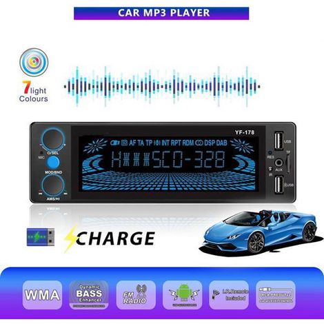 Multifunctional smart matrix display for vehicles, universal and multifunctional, Bluetooth compatible.