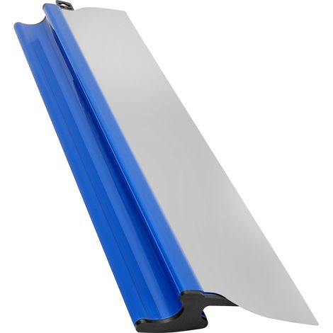 Lame d'écrémage pour cloison sèche, outils de cloison sèche avec lame en acier inoxydable de 0,55 mm, couteau semi-flexible pour cloison sèche en ciment et en béton, 60 cm (1/5)