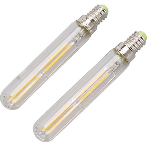 Lot de 2 ampoules LED tubulaires 4W E14 2300K T20x120 220-240V pour l'éclairage (1/5)