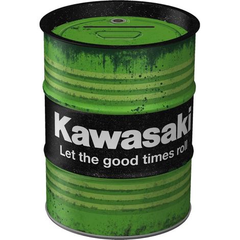 Tirelire en métal Kawasaki 11.5 cm
