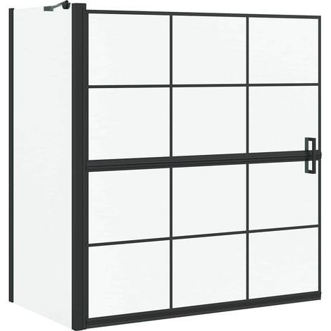 Pantalla de ducha de baño Manual 116 x 68 x 128 cm vidaXL