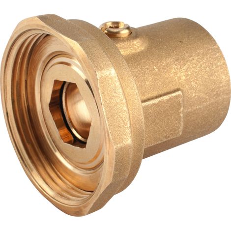 VÁLVULA DE BOLA CON SEMITORRO PARA BOMBA DE 1 1/2", CON JUNTA DE 1". (1/5)