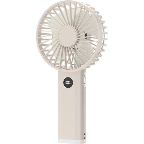 Ventilateur de table, petit ventilateur d'extérieur, ventilateur de voyage, ventilateur de bureau, ventilateur de chambre avec affichage, ventilateur de bureau, ventilateur de refroidissement d'air pu (1/5)