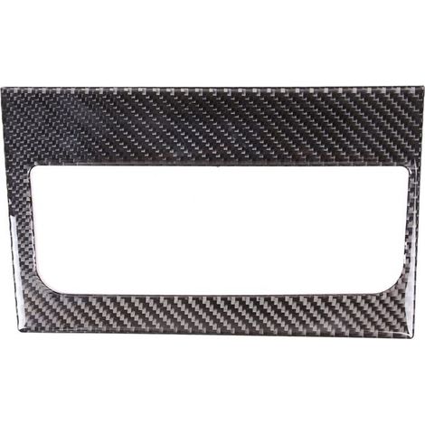 Per Tundra 2007-2013, adesivo decorativo per telaio del vano portaoggetti della console centrale dell'auto in fibra di carbonio morbida, accessori per interni. (1/2)