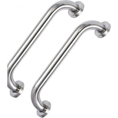 2pcs 25 cm Barre d’Appui Douche Poignée de Baignoire en Acier InoxydableBarres Porte-Serviettes Poignée de Douche Barres de Sécurité Murale pour Enfants Enceintes Handicapés Personnes Agées (1/3)