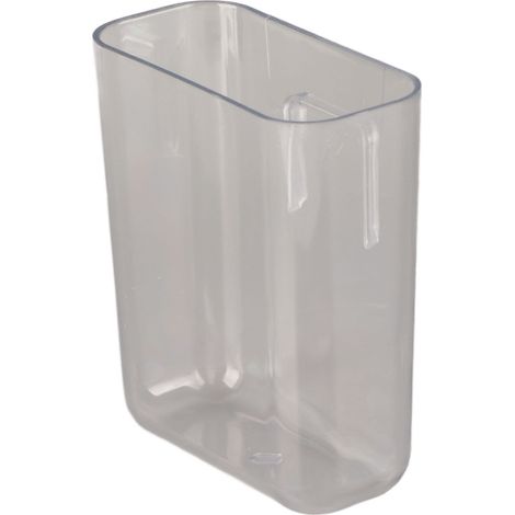 Bac de rangement adhésif transparent en plastique, support mural flottant, organisateur de bureau pour chambre et salle de bain. (1/5)