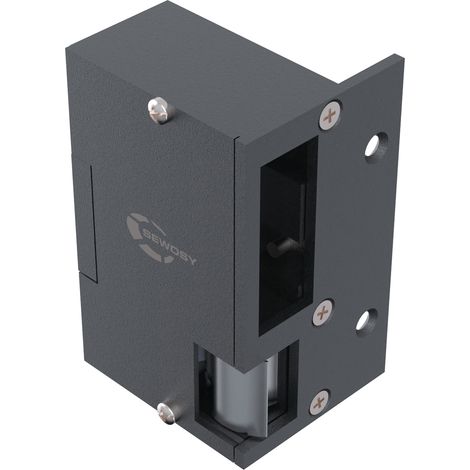 Gâche électrique en applique 390 12V DC réversible à rupture de courant - SEWOSY - SEA390R