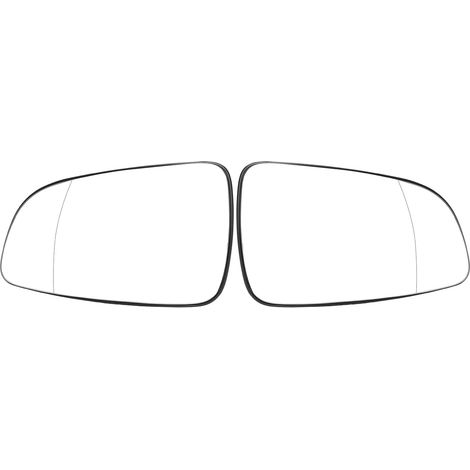Rétroviseur Extérieur Verre 2 Pièces Auto-Adhésif Remplacement Gauche Droite pour Opel Astra H 2004-2009 Miroir (1/5)
