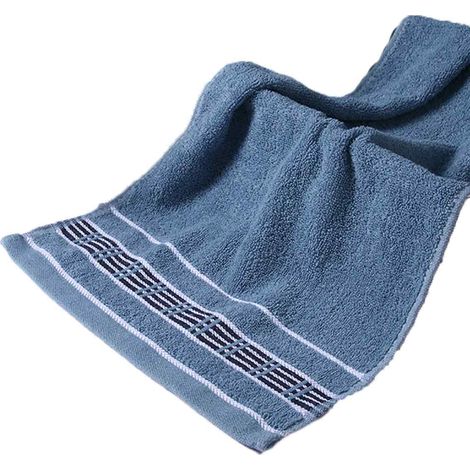 2 serviettes de toilette coton, 32 x 72 cm, douces et absorbantes, pour hôtel maison ou cadeau (1/5)
