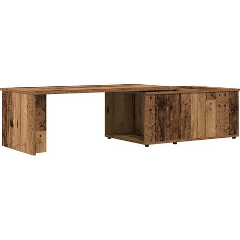 Maison Exclusive - Table basse vieux bois 150x50x35 cm bois d'ingénierie
