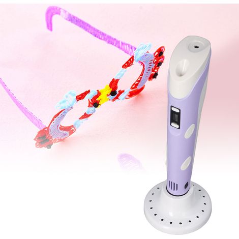 Y787 3D-Druckstift für Kinder mit 3 Farben PLA Silk (lila) (1/5)