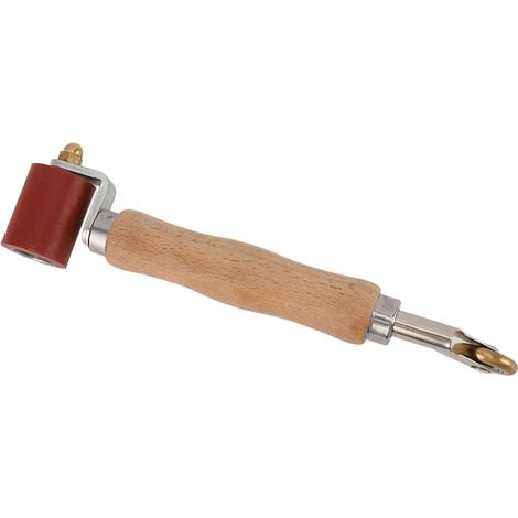 Rouleau de pression manuel en silicone pour joints, résistant aux hautes températures, pour soudage manuel, rouleau de pression en laiton pour membranes d'étanchéité en PVC (1/5)